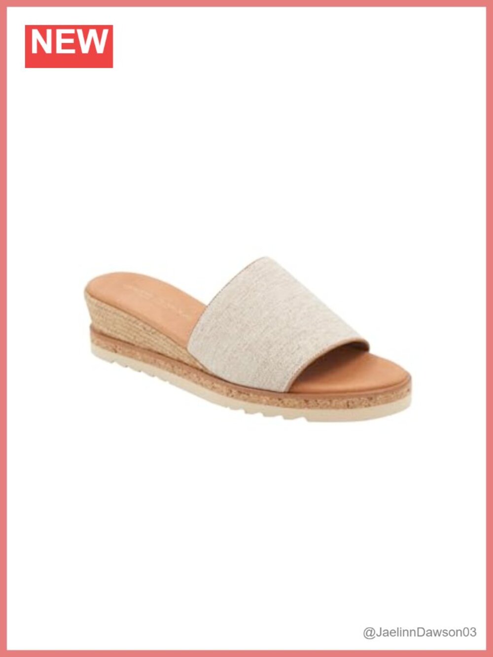 Womens Wedge Sandals Slip On Cushioned Insole Breathable Leather Lining